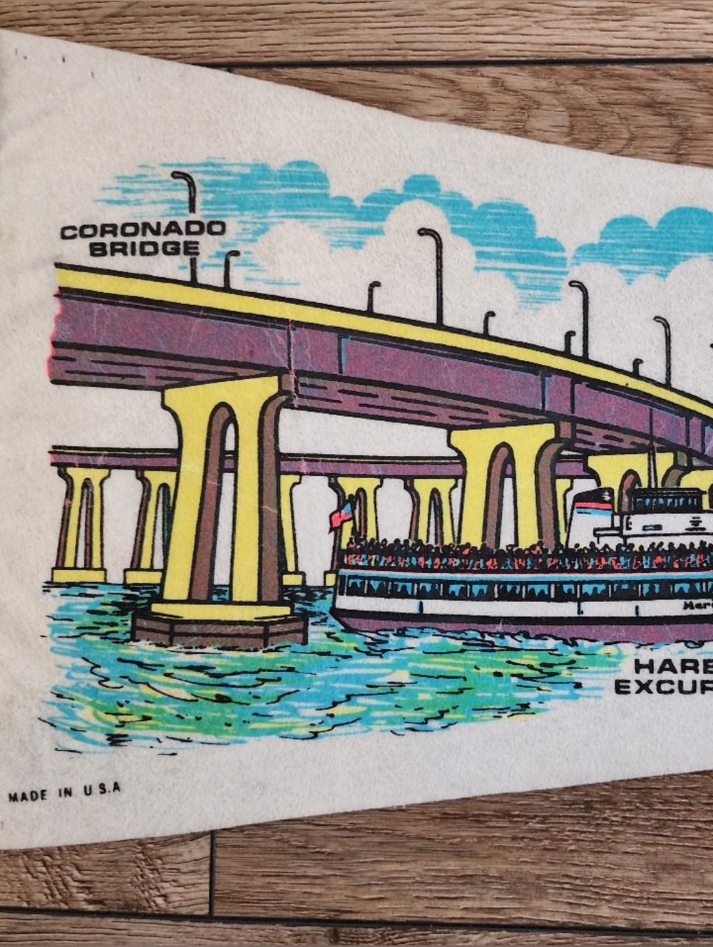 Vintage San Diego Pennant - Picture 4 of 4